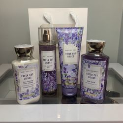 Bath & Body Works Fresh Cut Lilacs Teacher / Mother’s Day Gift Set