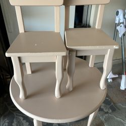 Kids Table And 2 Chairs