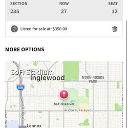 Kanye West YE Friday Concert Ticket