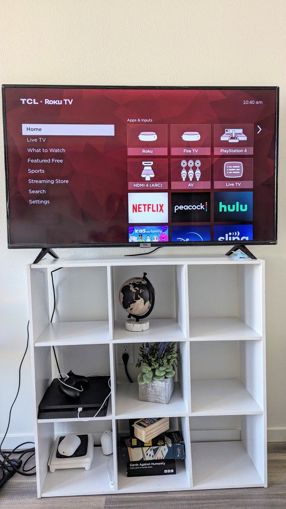 Open Box TCL Roku TV & Stand 