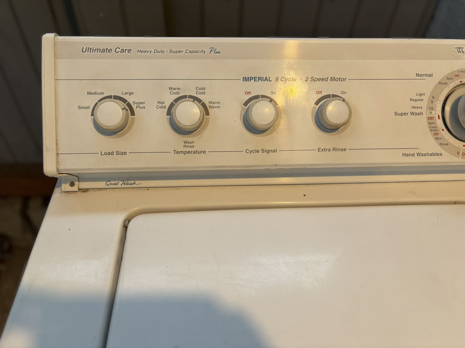Whirlpool Ultimate Care • HeavyDuty • Super Capacity Plus
