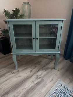Pier 1 Toscana Glass Door Display Cabinet