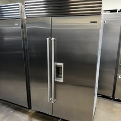 Sub Zero 48”Wide Built In Side By Side Stainless Steel