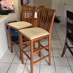two high top stools