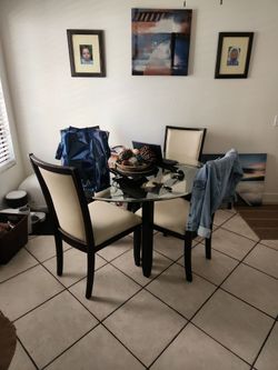 Tempered Glass Dining Table
