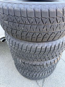 Bridgestone Blizzak snow tires 