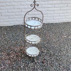 3 Tiered Metal Shelf