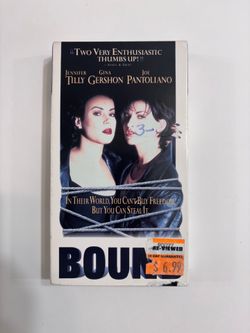 Bound 1997 VHS, Blockbuster, Gina Gershon, Jennifer Tilly