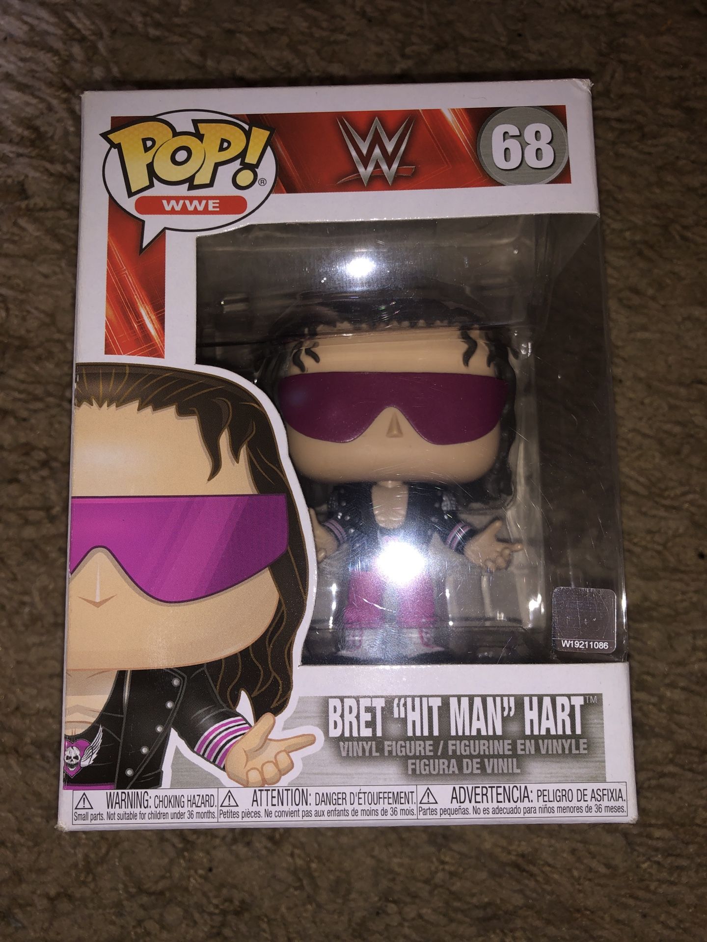 Bret “The Hitman” Hart 68 Funko Pop