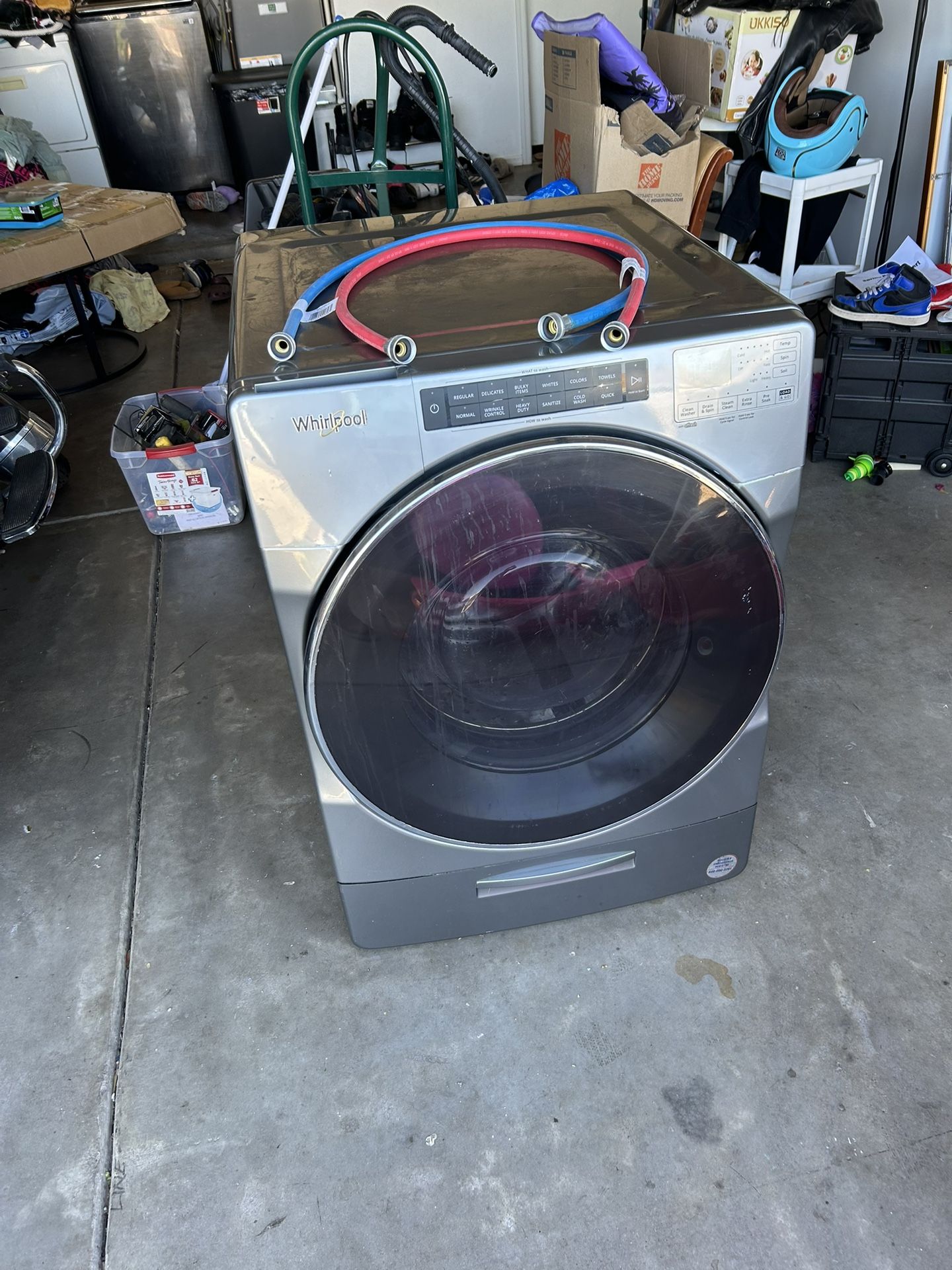 Whirlpool Washer, Sliver