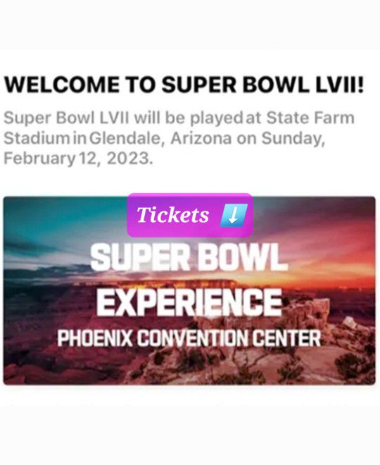 NFL EXPERIENCE TICKETS AT THE PHOENIX CONVENTION CENTER