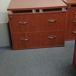 Cherry Wood File Cabinet - Free!