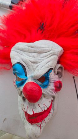 Red Haired Clown Mask