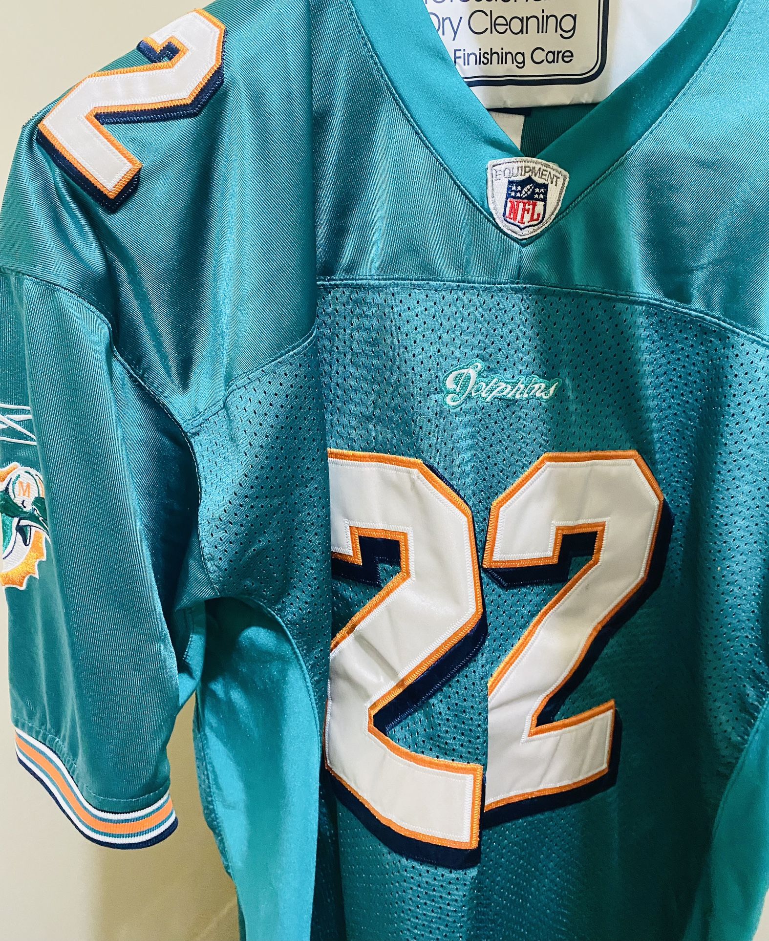 Reggie Bush Aqua Miami Dolphins Jersey Size 50