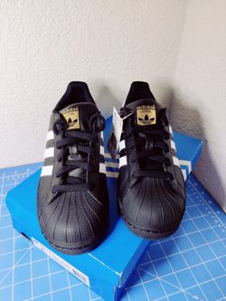 adidas gazelle silver green womens Adidas Kids Pre-School Originals Superstar Shoes in Black/White, Size 11 main image 1