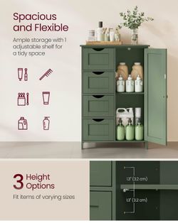 Bathroom Storage Cabinet with Drawers,