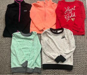 Lot of 9 Girls clothes dress sweater
