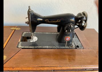 Singer, dress maker, antique sewing machine