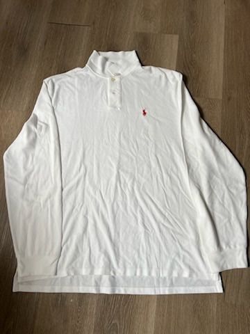 Polo Ralph Lauren “Triple White Long Sleeve” Size XXL In Men