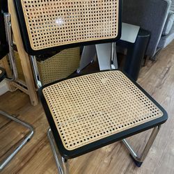 CESCA Cane Style Metal Mid Century Chair