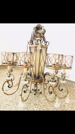 Set of 3 Chandeliers, Great Condition and Working Perfectly