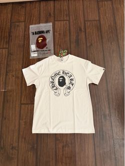 bape x chrome heart shirt