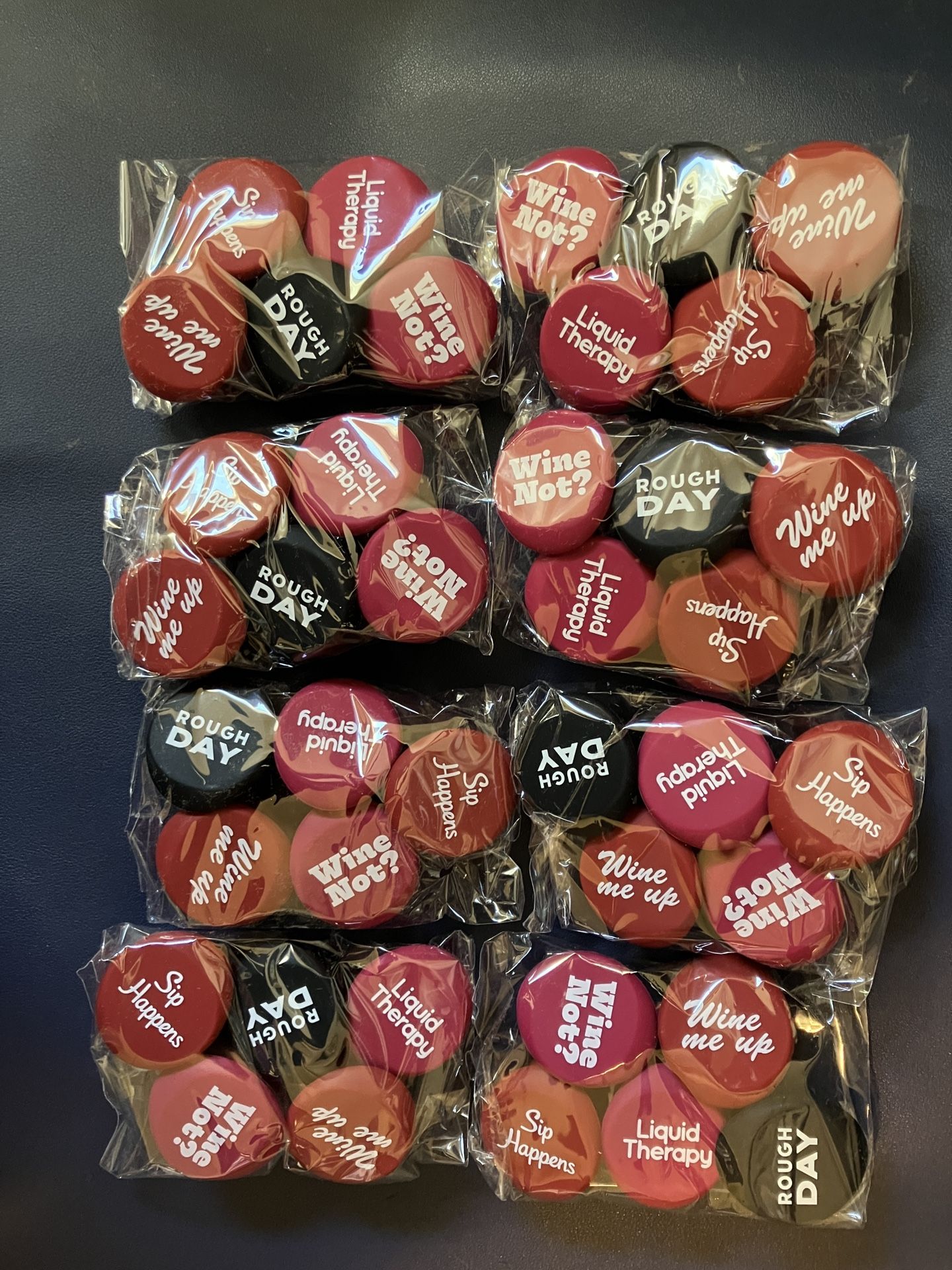 Silicone Wine Stoppers, Lot Of 40