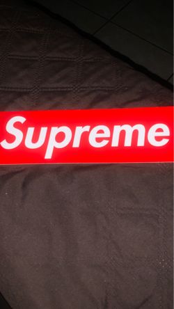 Real supreme sticker