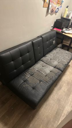 FREE Black Futon Sofa Bed – Pickup Only