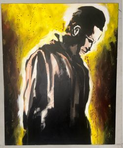 Michael Myers Halloween Canvas Hand Painting 24”x30” 1of1