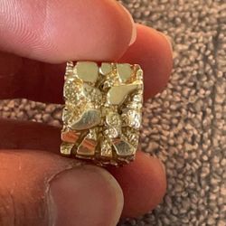 14k Nugget Ring 