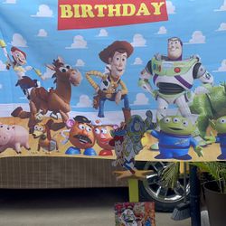 Toy Story Happy Birthday Banner 