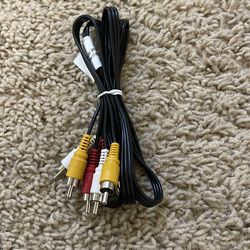 RCA Cable Audio Video Cable- 3 RCA Male to Male -3 ft. long