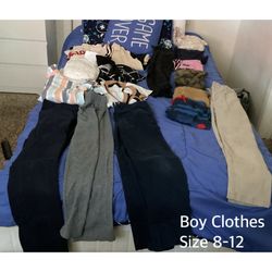 Boy Clothes Bundle Size 8-12
