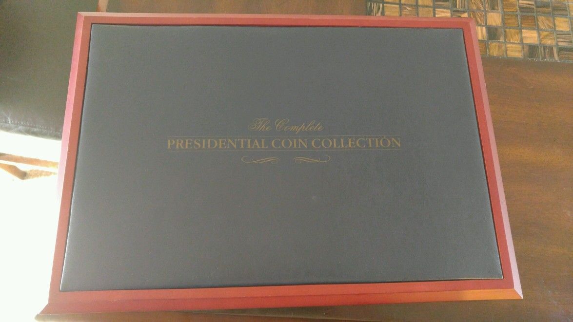 The Complete Presidential Coin Collections Wood Display Box