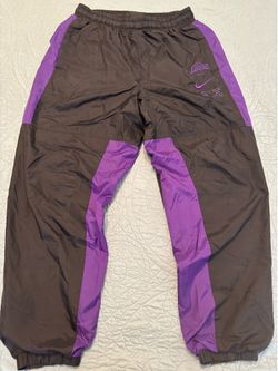 Nike NBA Los Angeles Lakers Courtside Track Pants / Tearaway Tracksuit Pants