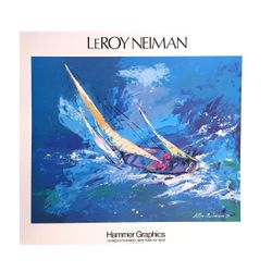 LeRoy Neiman “Sailing” Framed Poster