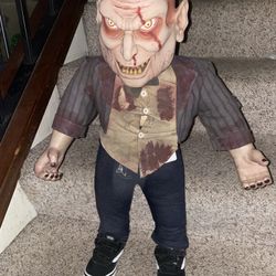 Rare Spirit Halloween Evil Naughty Owen 24"Haunted Demon Doll Bloody Suit Creepy 