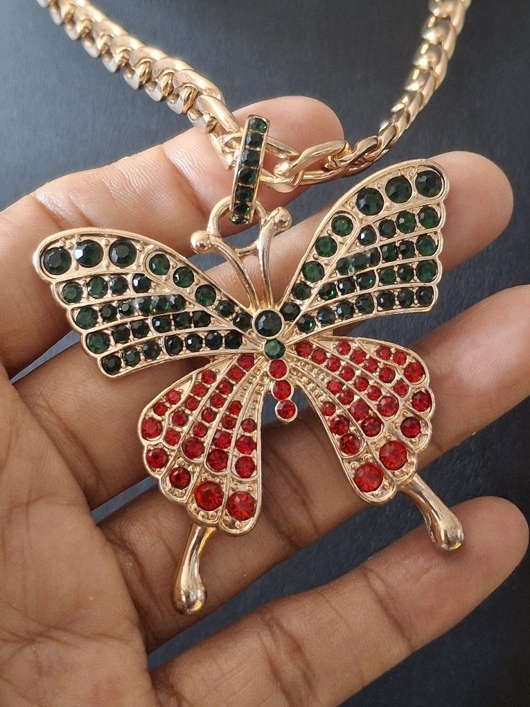 Butterfly Pendant Necklace