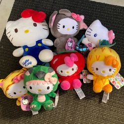 Hello Kitty Small Plushes - Price Varies