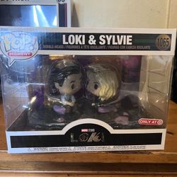 Marvel Loki and Sylvie Funko Pop Moment