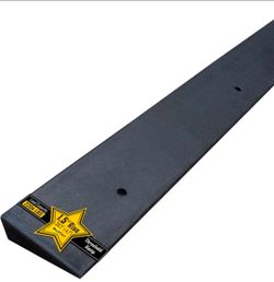1.5'' Rise Rubber Threshold Ramp - 2204 LBS Capacity, Non-Slip, Cuttable & Adjustable - Handicap Ramp for Wheelchair Scooter Stroller - Driveway Curb 