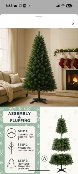 Artificial 6ft Christmas Tree