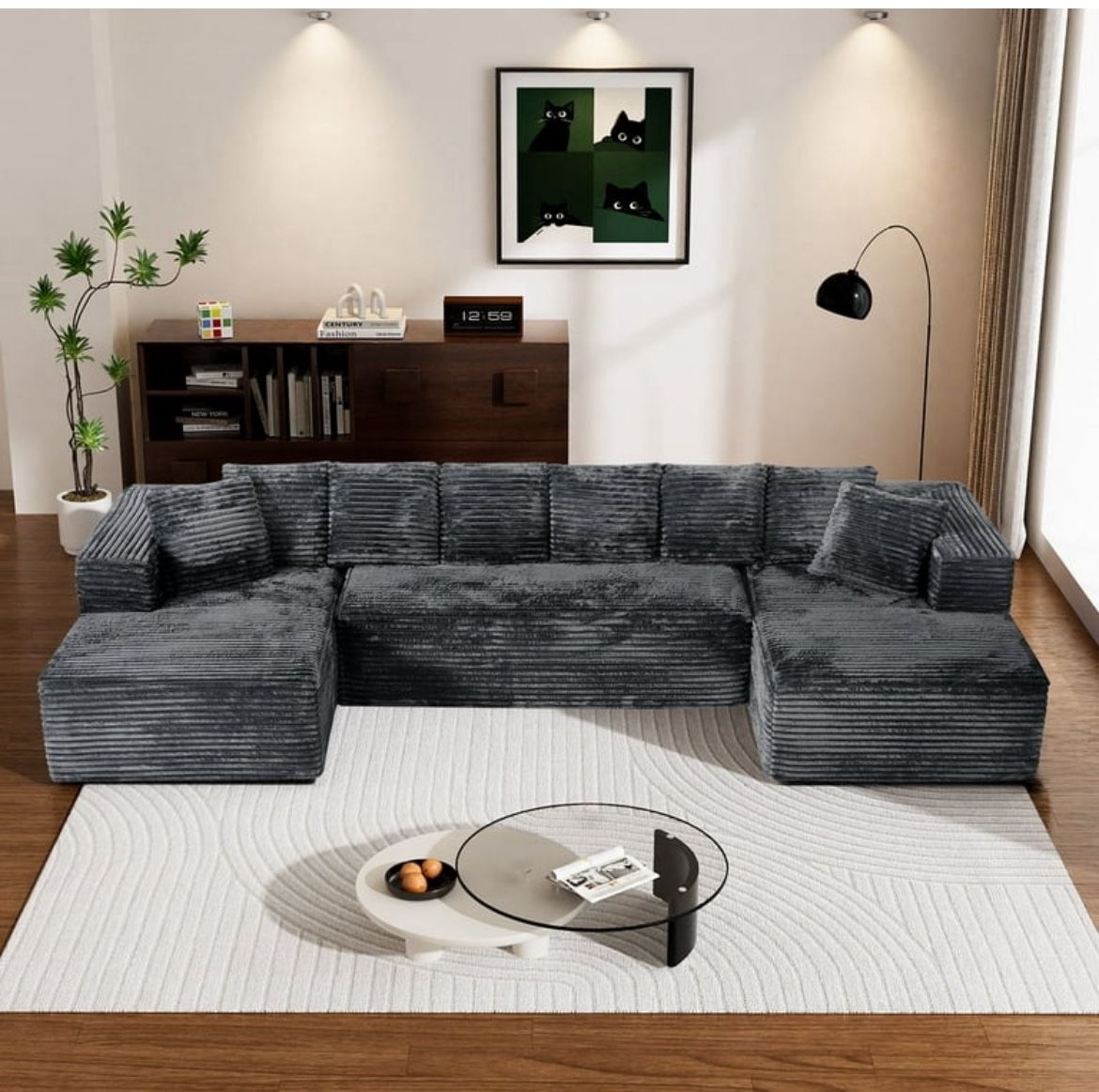 New! Luxurious Soft Touch ~ Comfy “Modular” Sectional!