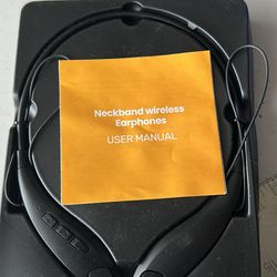 Neckband wireless earphones