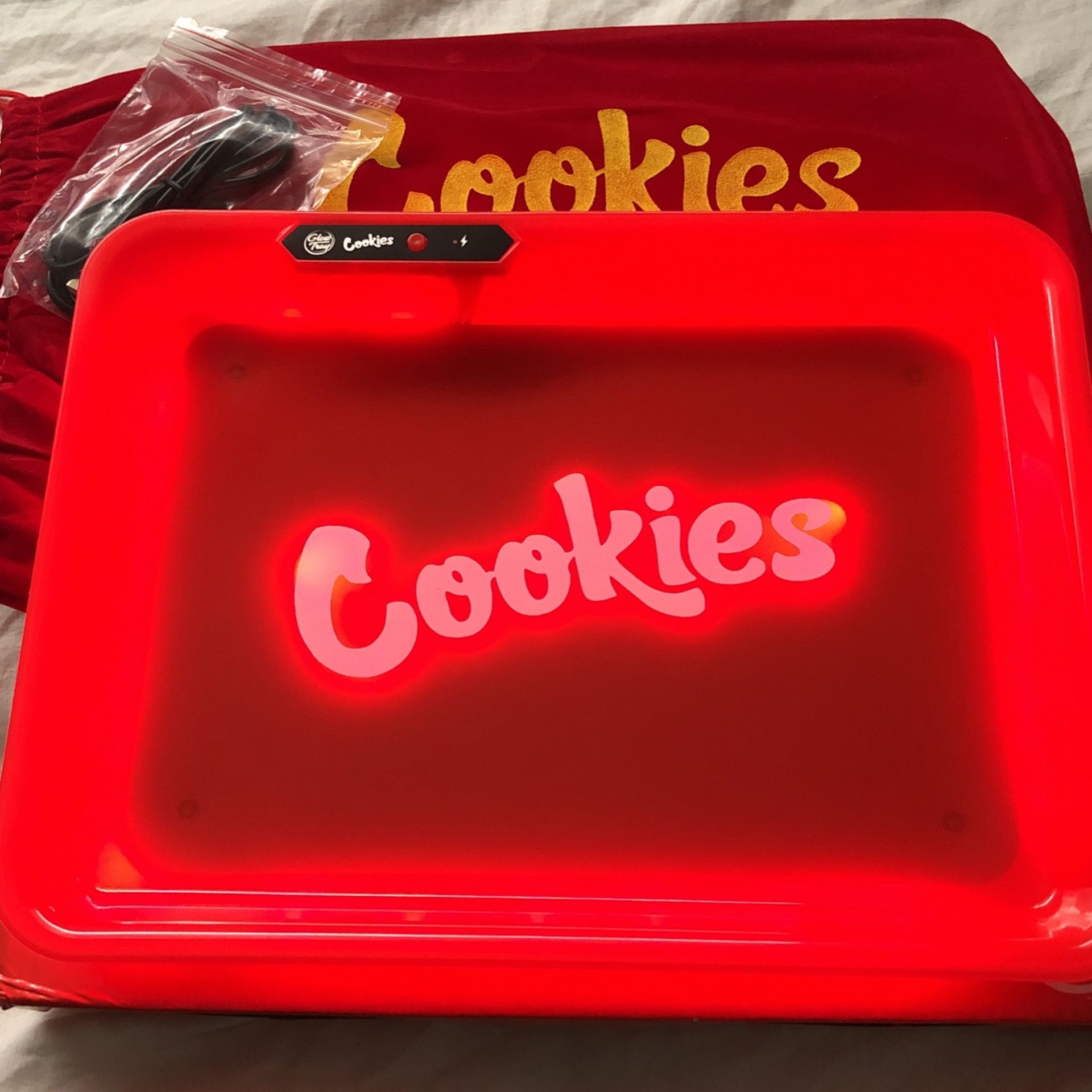 Light Up Cookies Rolling Tray