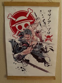 One Piece - Roronoa Zoro Wall Scroll Poster