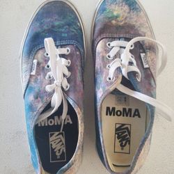 Vans X MoMA -- authentic 'claude monet water lilies -- Size Men's 5.5, Women's 7