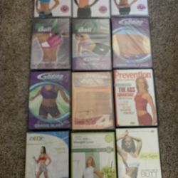 27 Work Out DVDs 