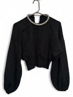 Cropped Dark Green Sweater